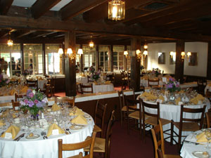 The dining room at Normandie Farm