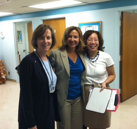 Sr. Mary Bader, Jolene Ivey, Valerie Swain