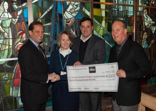 From left: Frank Zinzi Jr., Sr. Mary Bader, Chris Zinzi, &amp; Frank Zinzi Sr. 